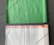 Plain color drawtape bags on roll